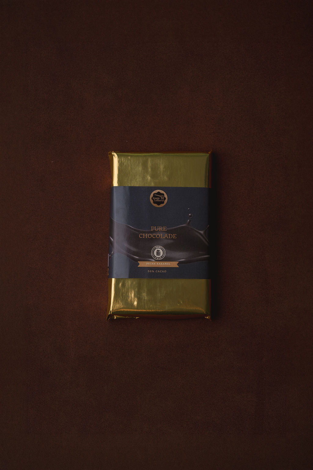 vegan pure chocolade reep caramel pecan